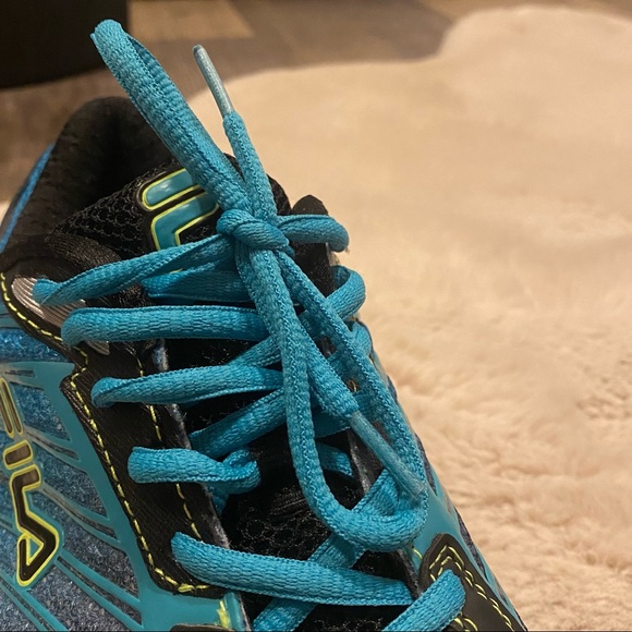 NWOB FILA Fresh Women’s Cool Max DLS Foam Teal/Lime/Black Running Shoes size 10 - Picture 4 of 8